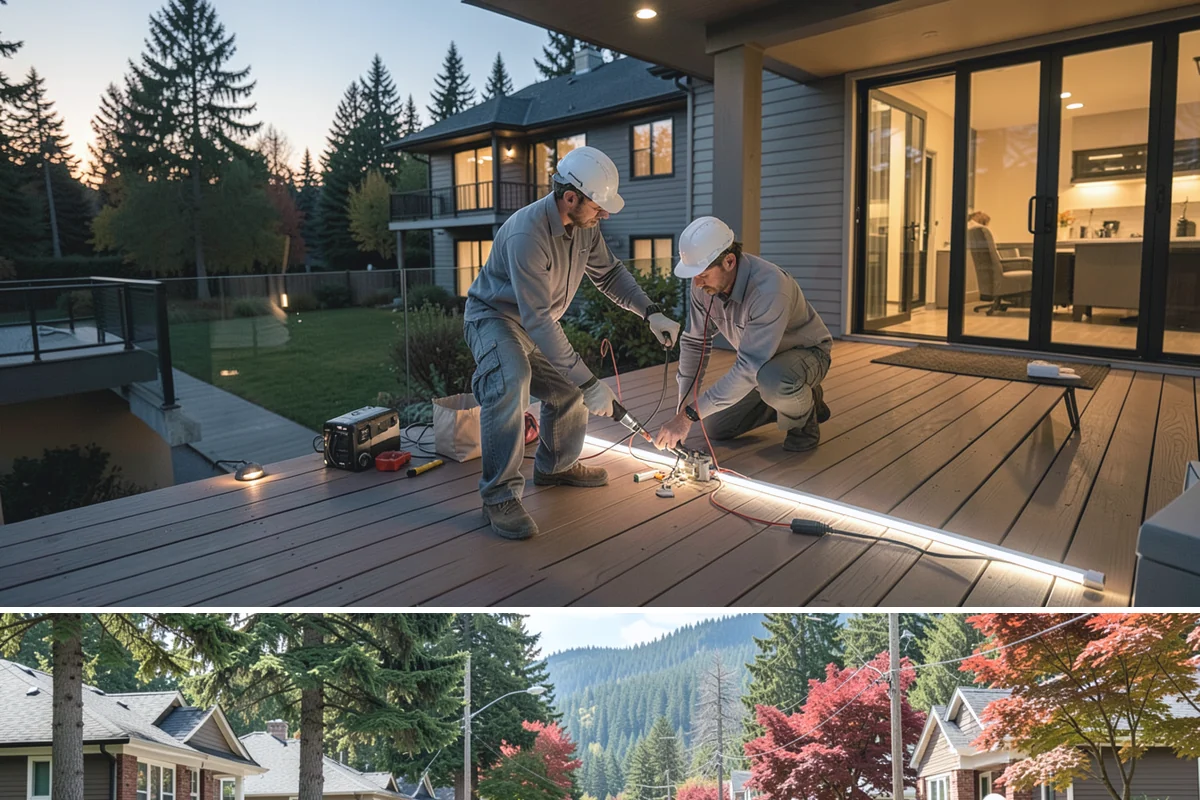 Walkway Construction in Hunts Point, King County, WA - The dry summer window is ideal, giving the walkway a full, crack-free cure before winter rains.