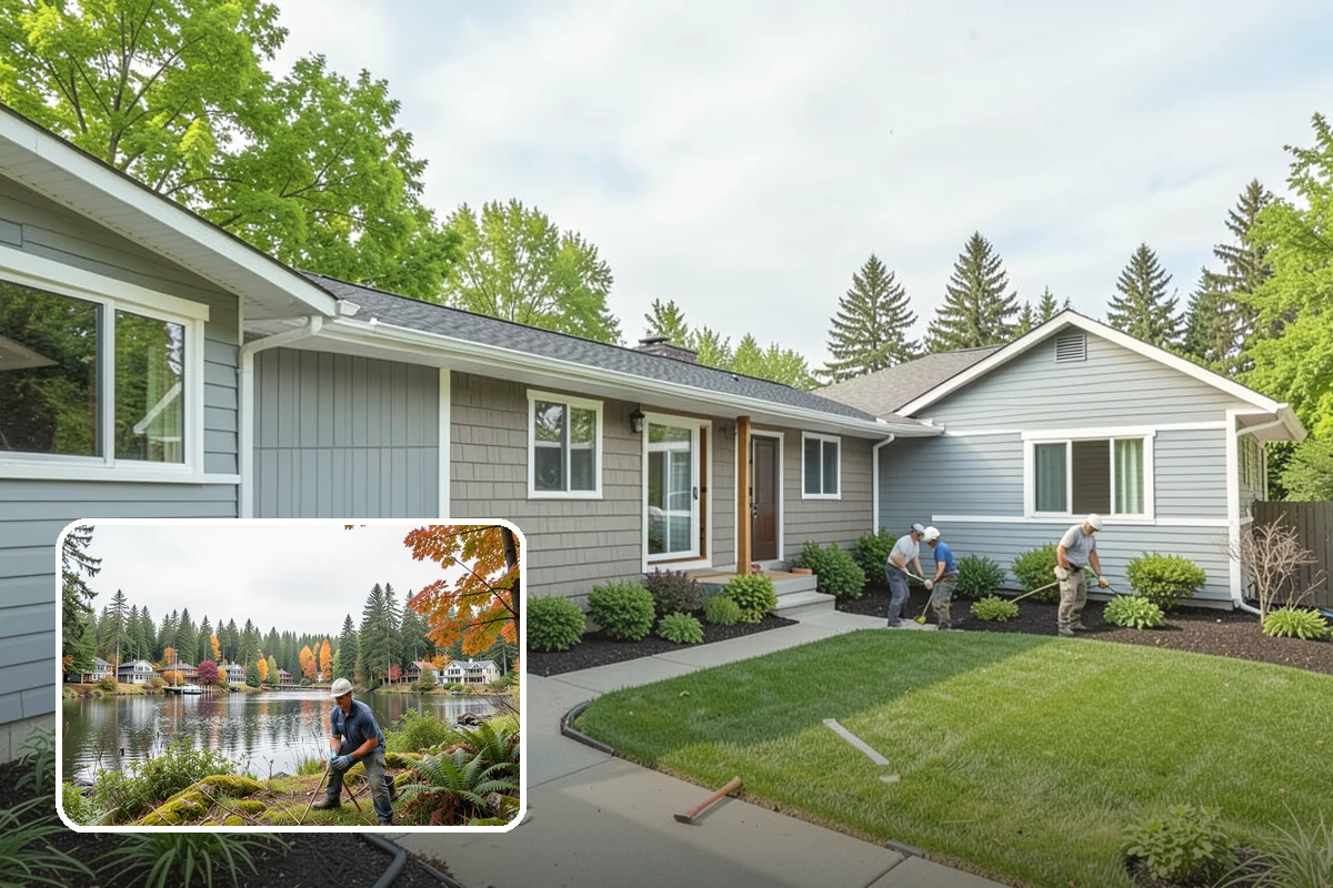 Walkway Construction in La Conner, Skagit County, WA - Custom shapes and curves suited to your yard