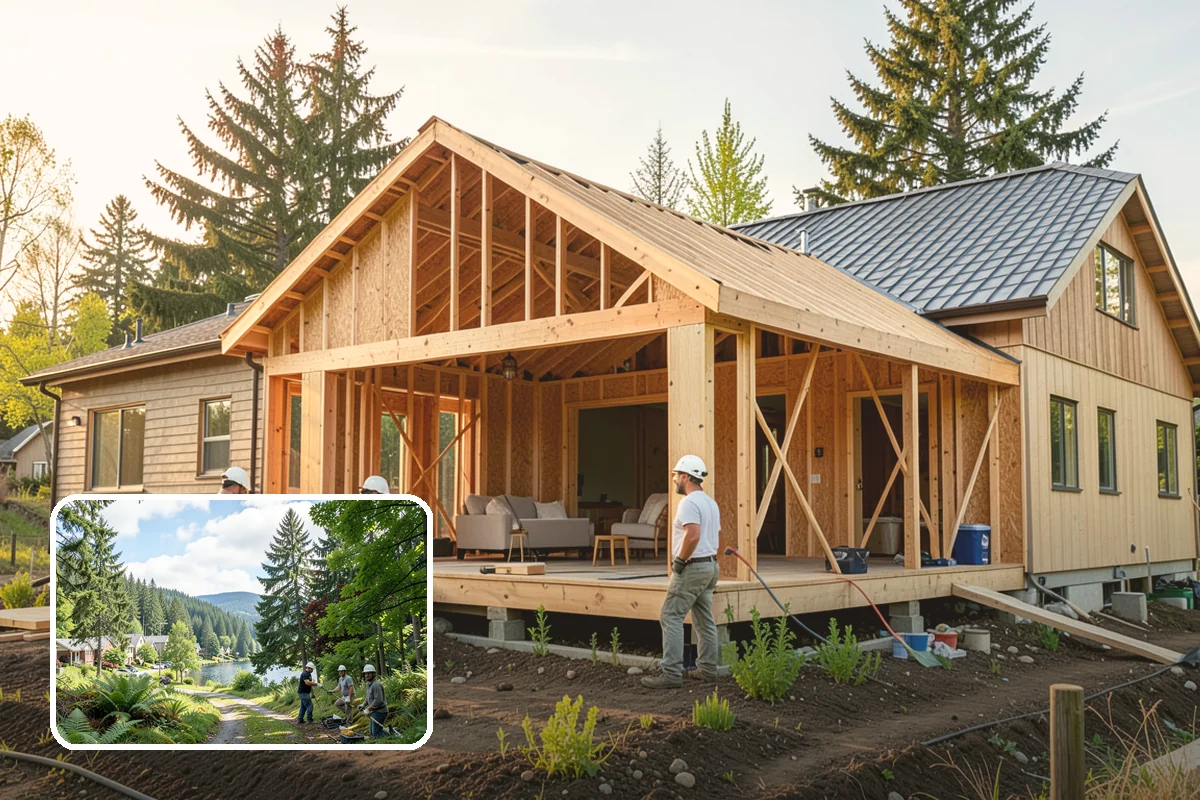 Walkway Construction in Lake Forest Park, King County, WA - Custom shapes and curves suited to your yard