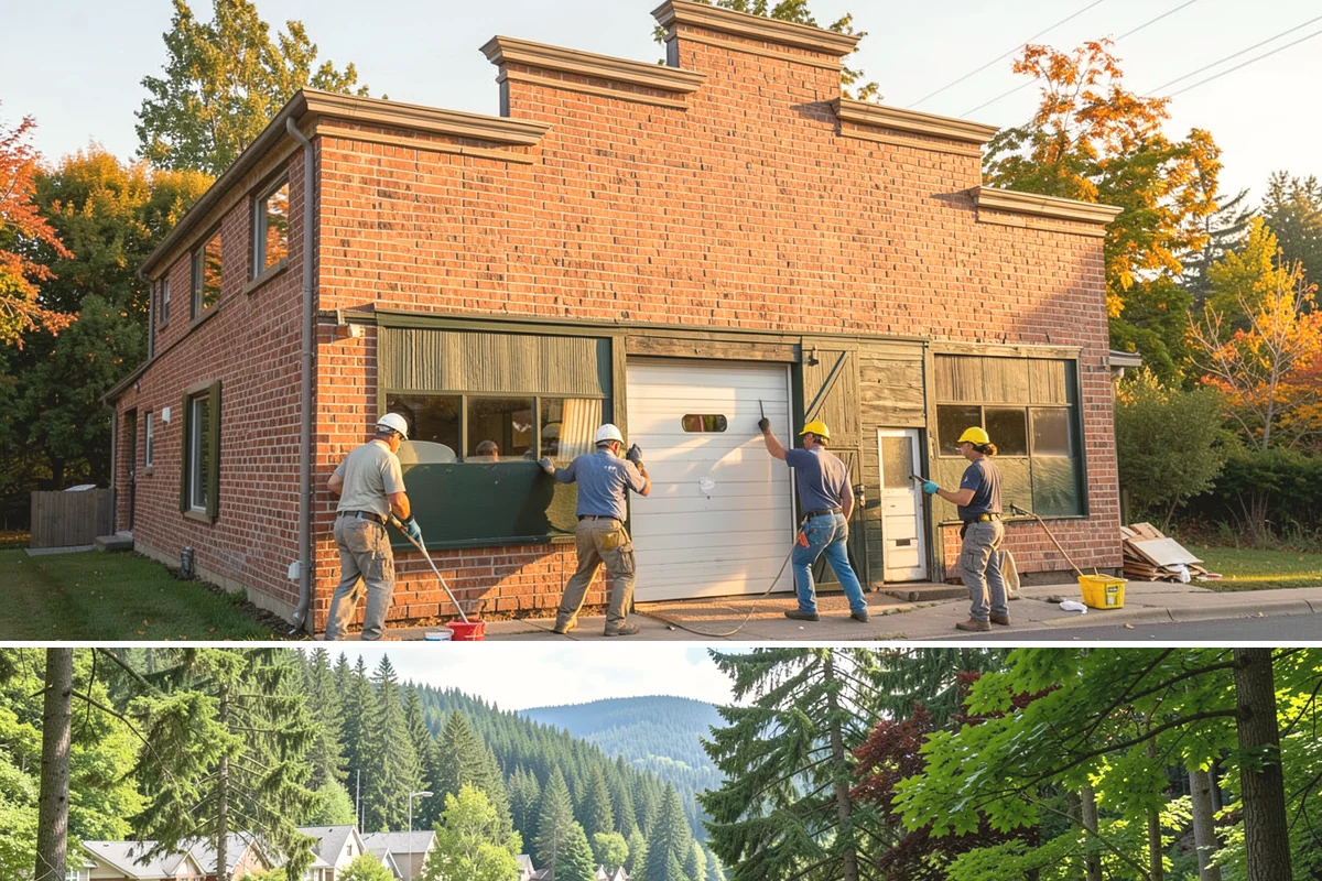 Walkway Construction in Lake Forest Park, King County, WA - The dry summer window is ideal, giving the walkway a full, crack-free cure before winter rains.