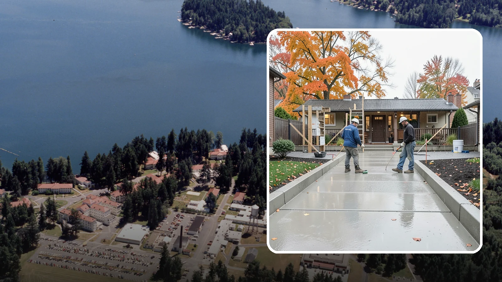 Walkway Construction in Lakewood, Pierce County, WA - Custom concrete walkways that guide guests to your door while draining cleanly through soggy PNW seasons.