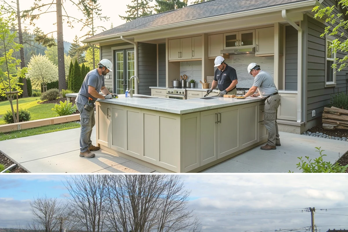 Walkway Construction in Langley, Island County, WA - The dry summer window is ideal, giving the walkway a full, crack-free cure before winter rains.
