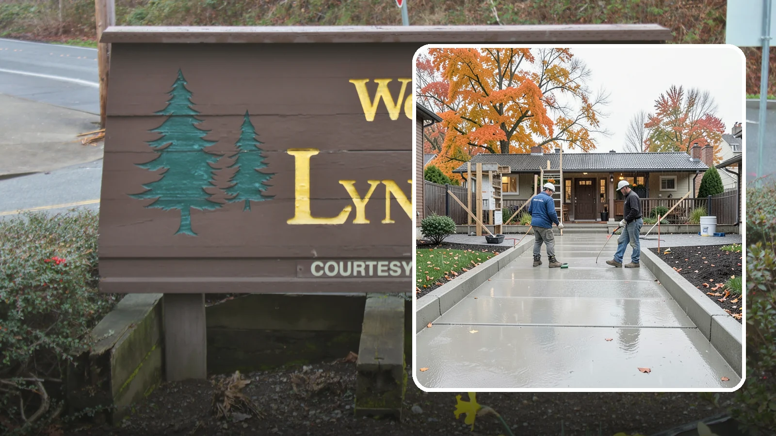 Walkway Construction in Lynnwood, Snohomish County, WA - Custom concrete walkways that guide guests to your door while draining cleanly through soggy PNW seasons.