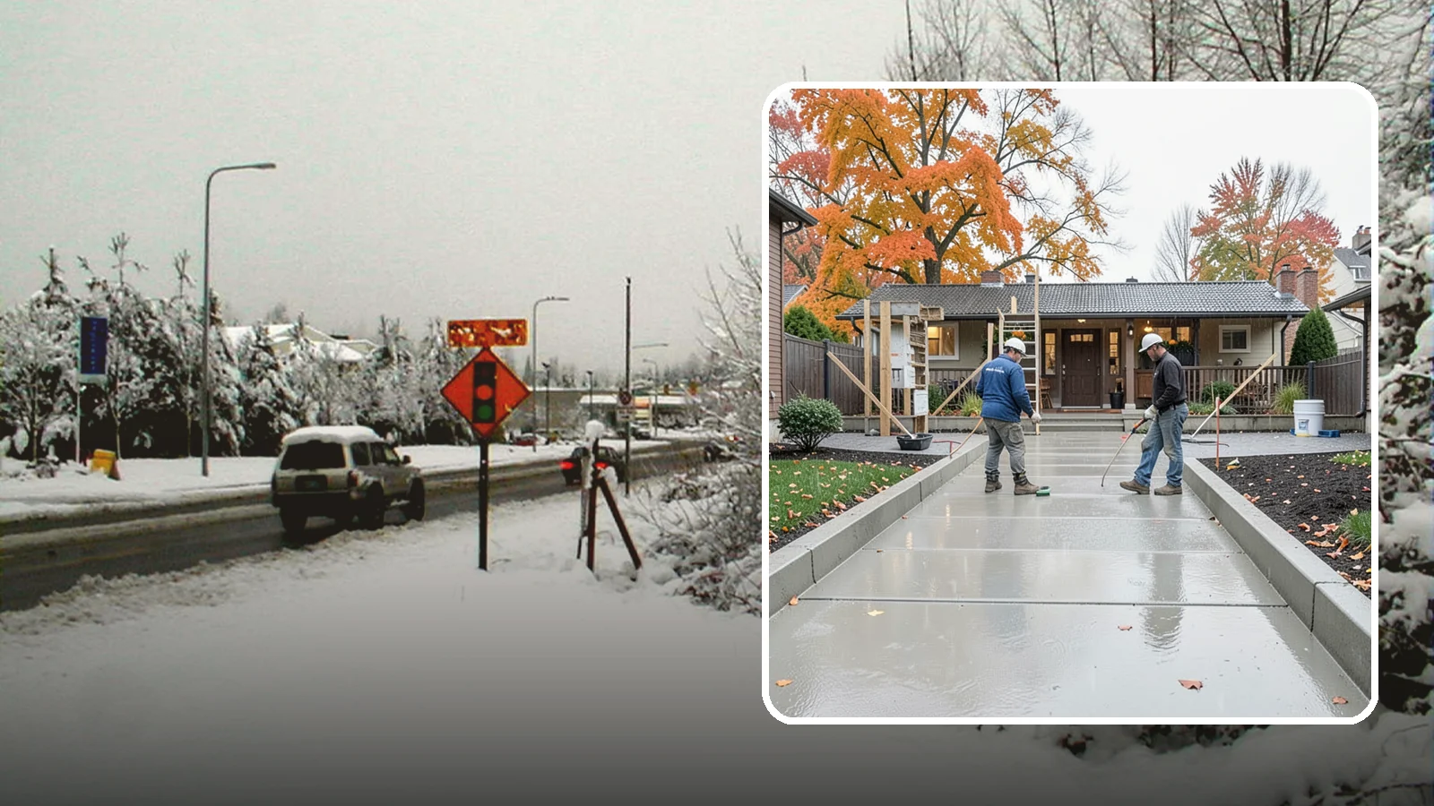 Walkway Construction in Newcastle, King County, WA - Custom concrete walkways that guide guests to your door while draining cleanly through soggy PNW seasons.