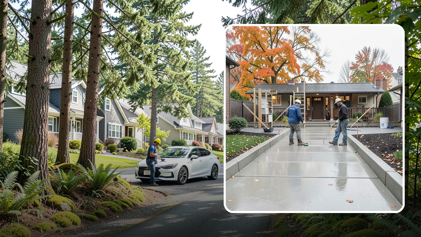 Walkway Construction in Normandy Park, King County, WA - Custom concrete walkways that guide guests to your door while draining cleanly through soggy PNW seasons.