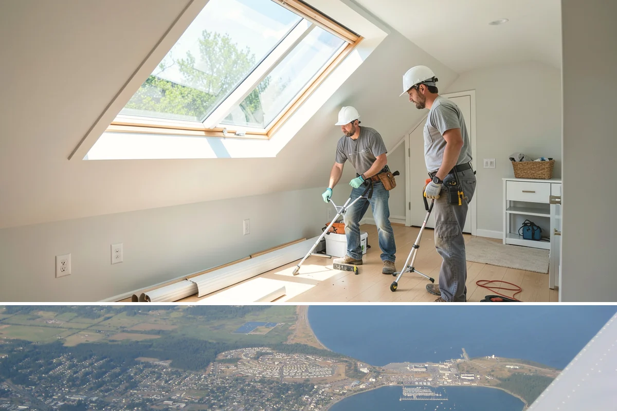 Walkway Construction in Oak Harbor, Island County, WA - The dry summer window is ideal, giving the walkway a full, crack-free cure before winter rains.