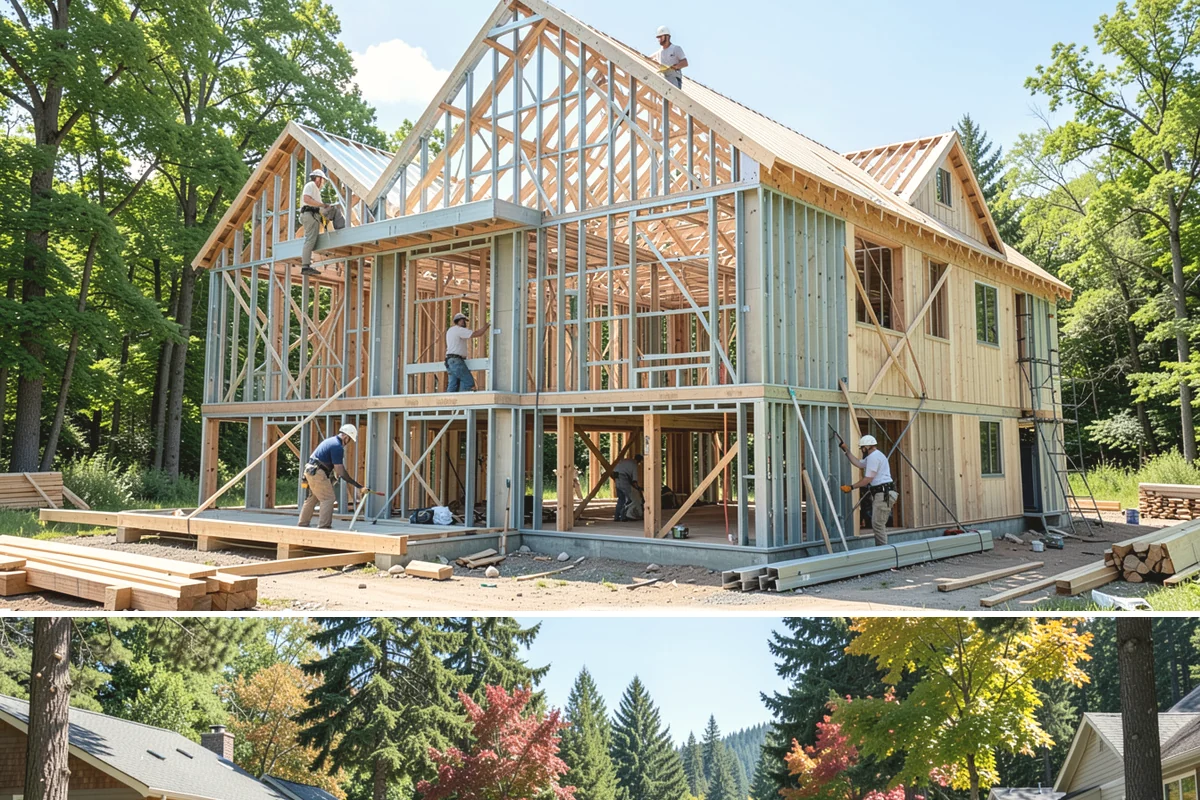 Walkway Construction in Orting, Pierce County, WA - The dry summer window is ideal, giving the walkway a full, crack-free cure before winter rains.