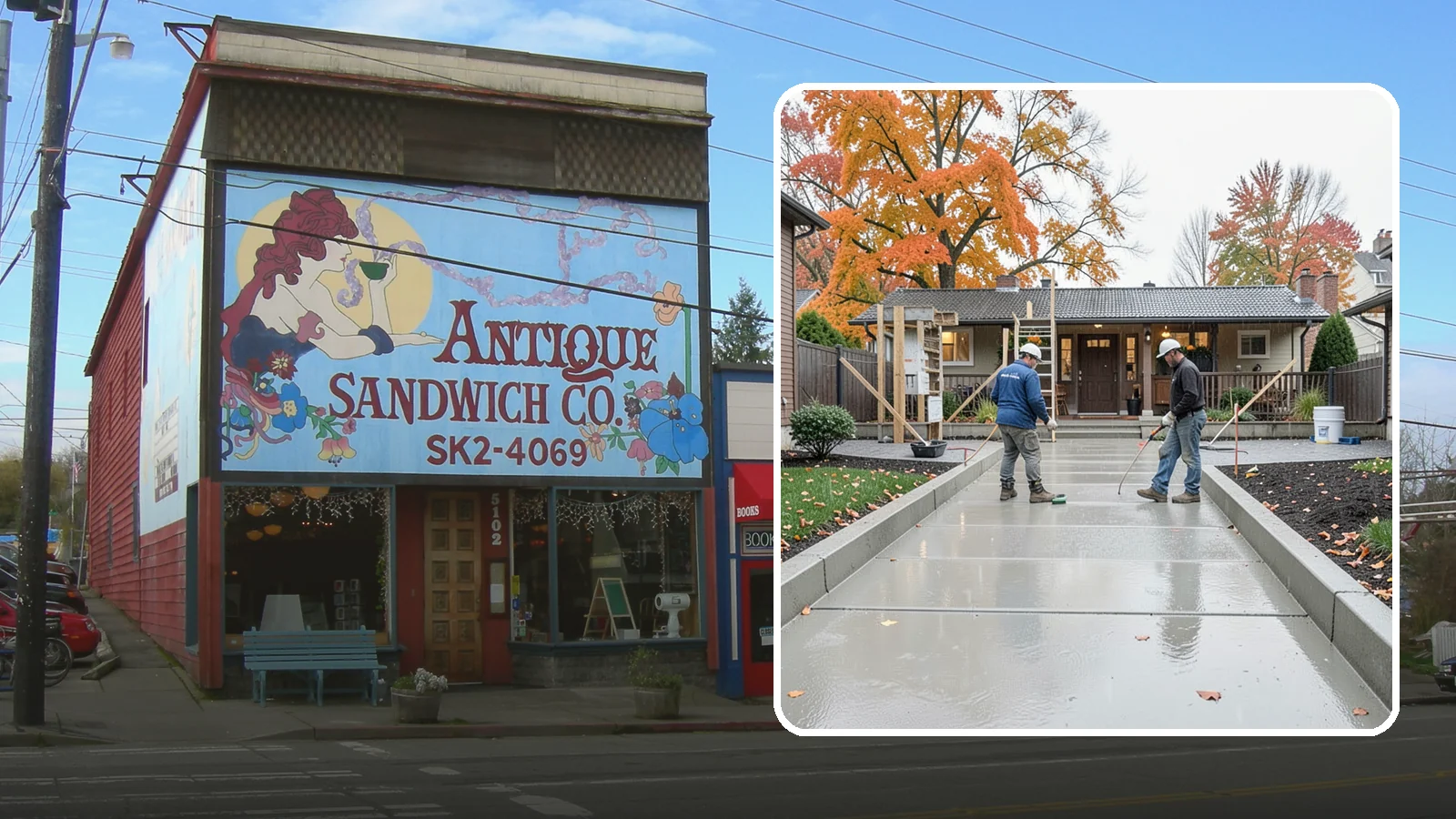 Walkway Construction in Ruston, Pierce County, WA - Custom concrete walkways that guide guests to your door while draining cleanly through soggy PNW seasons.