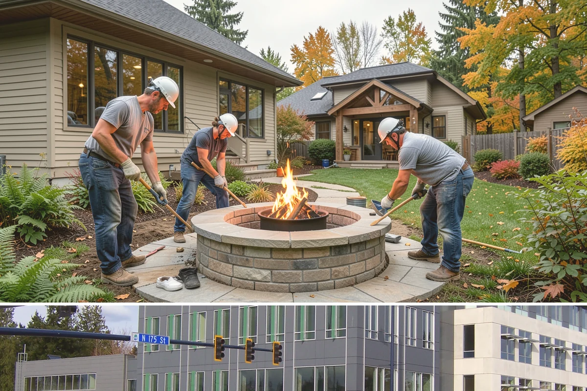 Walkway Construction in Shoreline, King County, WA - The dry summer window is ideal, giving the walkway a full, crack-free cure before winter rains.