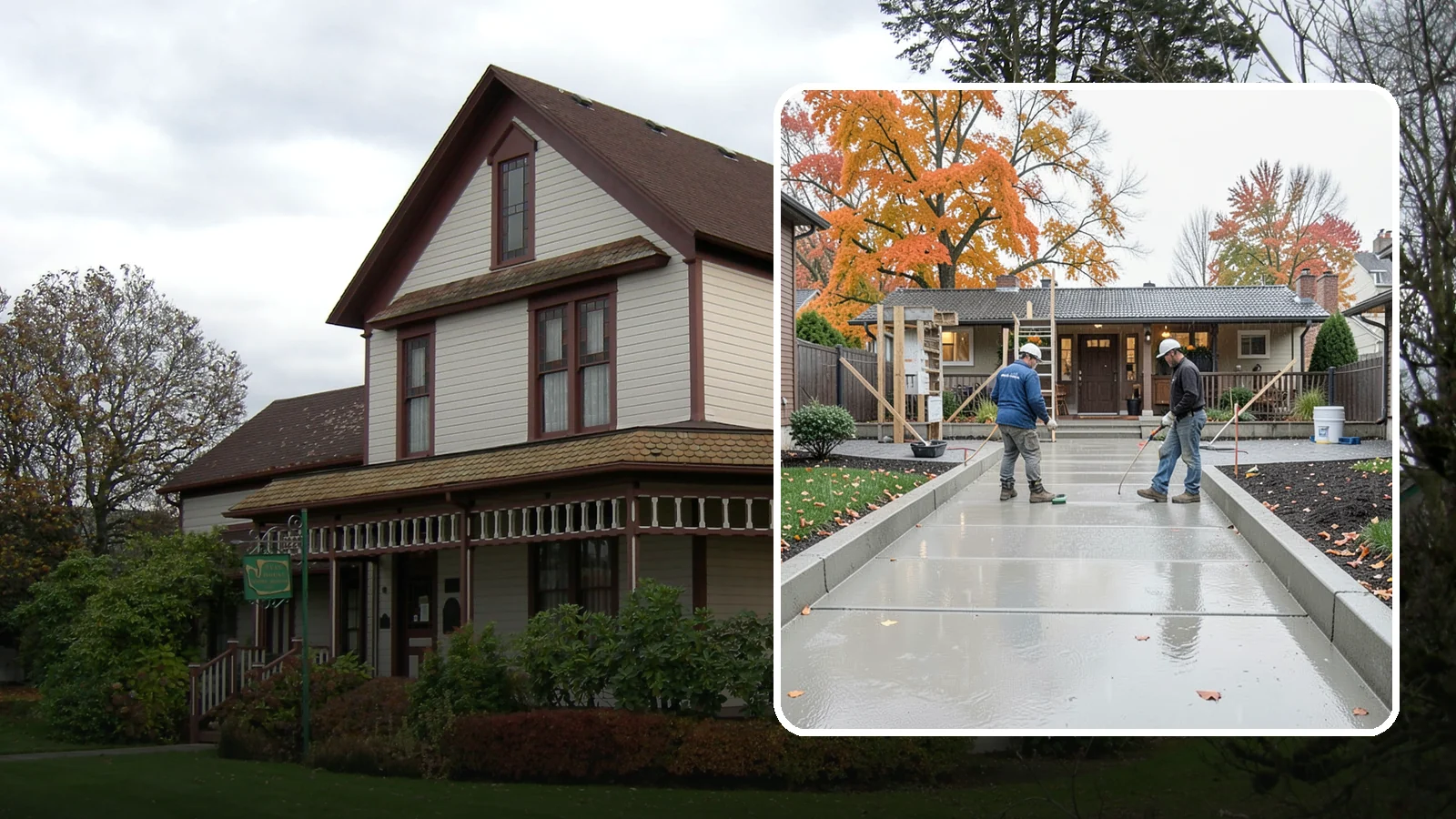 Walkway Construction in Sumner, Pierce County, WA - Custom concrete walkways that guide guests to your door while draining cleanly through soggy PNW seasons.