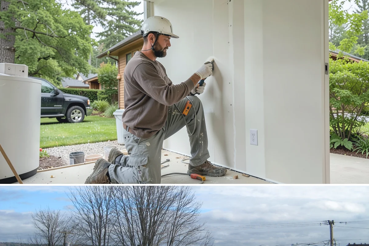 Walkway Repair in Langley, Island County, WA - Repairs cure and set best in dry, mild weather, favoring the drier months of the year.