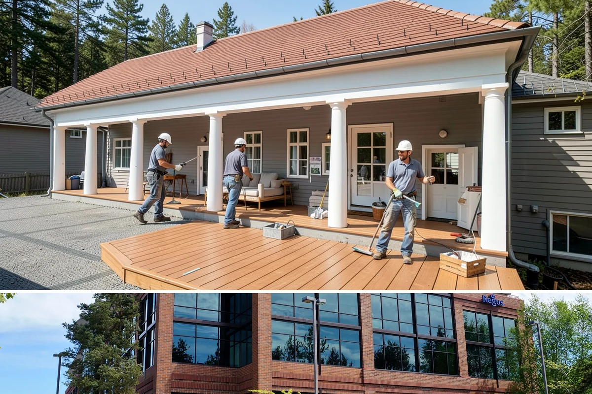 Walkway Repair in Mountlake Terrace, Snohomish County, WA - Repairs cure and set best in dry, mild weather, favoring the drier months of the year.