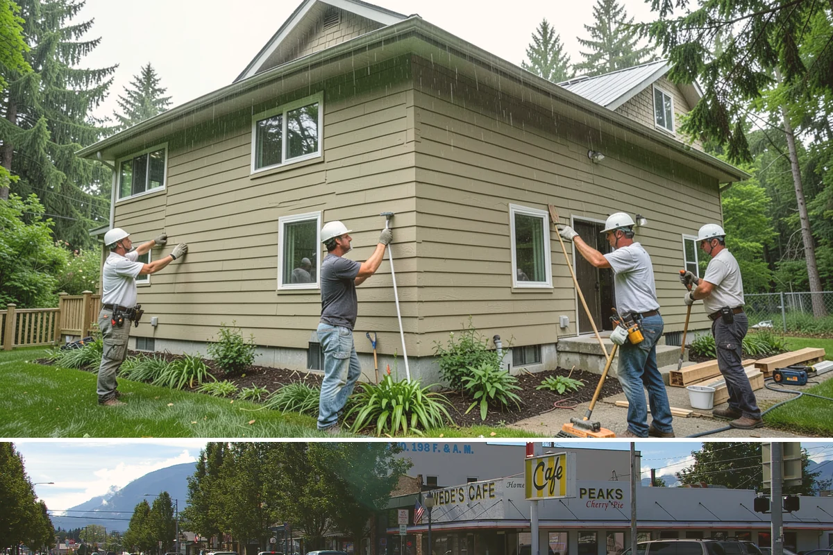 Walkway Repair in North Bend, King County, WA - Repairs cure and set best in dry, mild weather, favoring the drier months of the year.