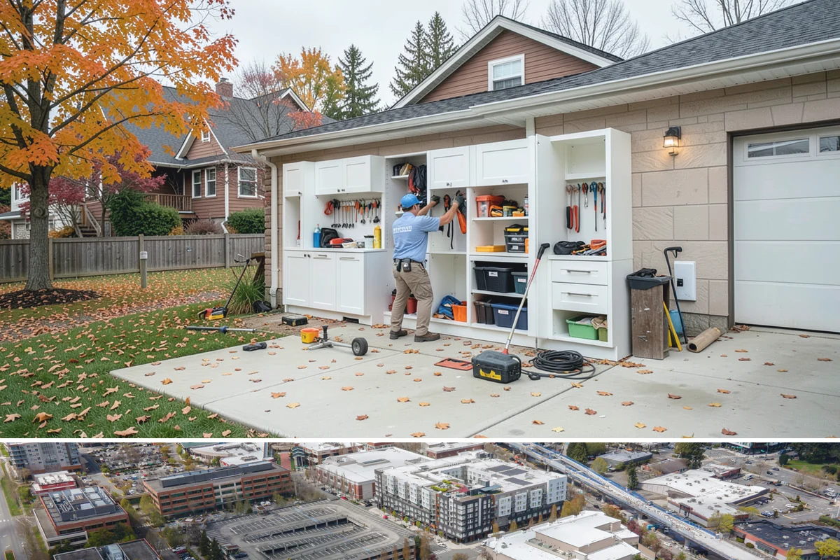 Walkway Repair in Redmond, King County, WA - Repairs cure and set best in dry, mild weather, favoring the drier months of the year.