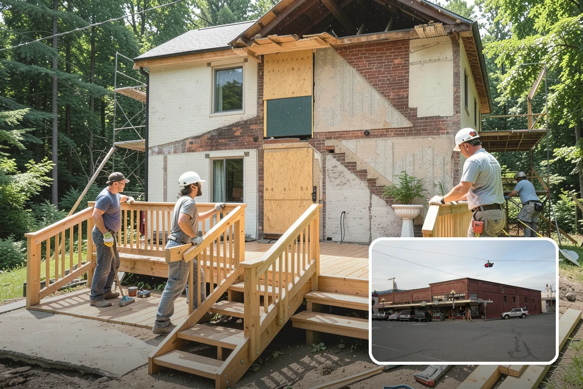 Walkway Repair in Sedro-Woolley, Skagit County, WA - Eliminates trip hazards from uneven surfaces