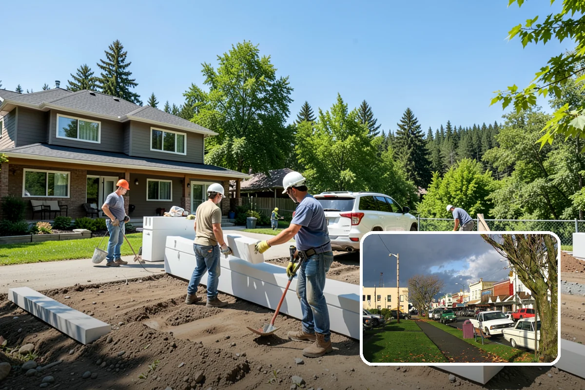 Wall Construction in Arlington, Snohomish County, WA - Adds privacy and defined rooms