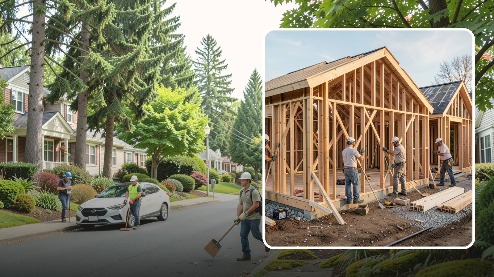 Wall Construction in Beaux Arts Village, King County, WA - Framing and finishing new interior walls to add rooms, privacy, or defined spaces.