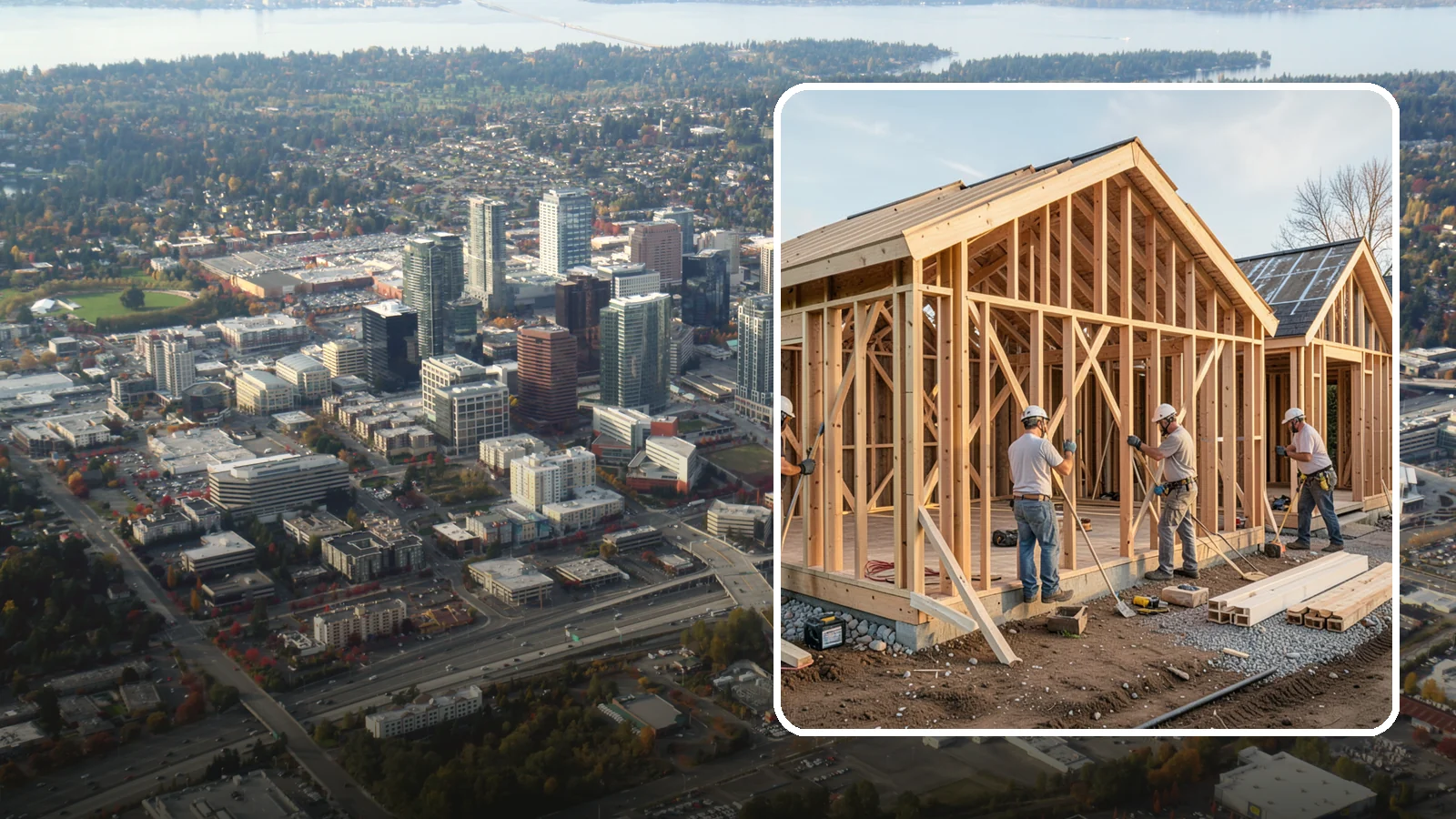 Wall Construction in Bellevue, King County, WA - Framing and finishing new interior walls to add rooms, privacy, or defined spaces.