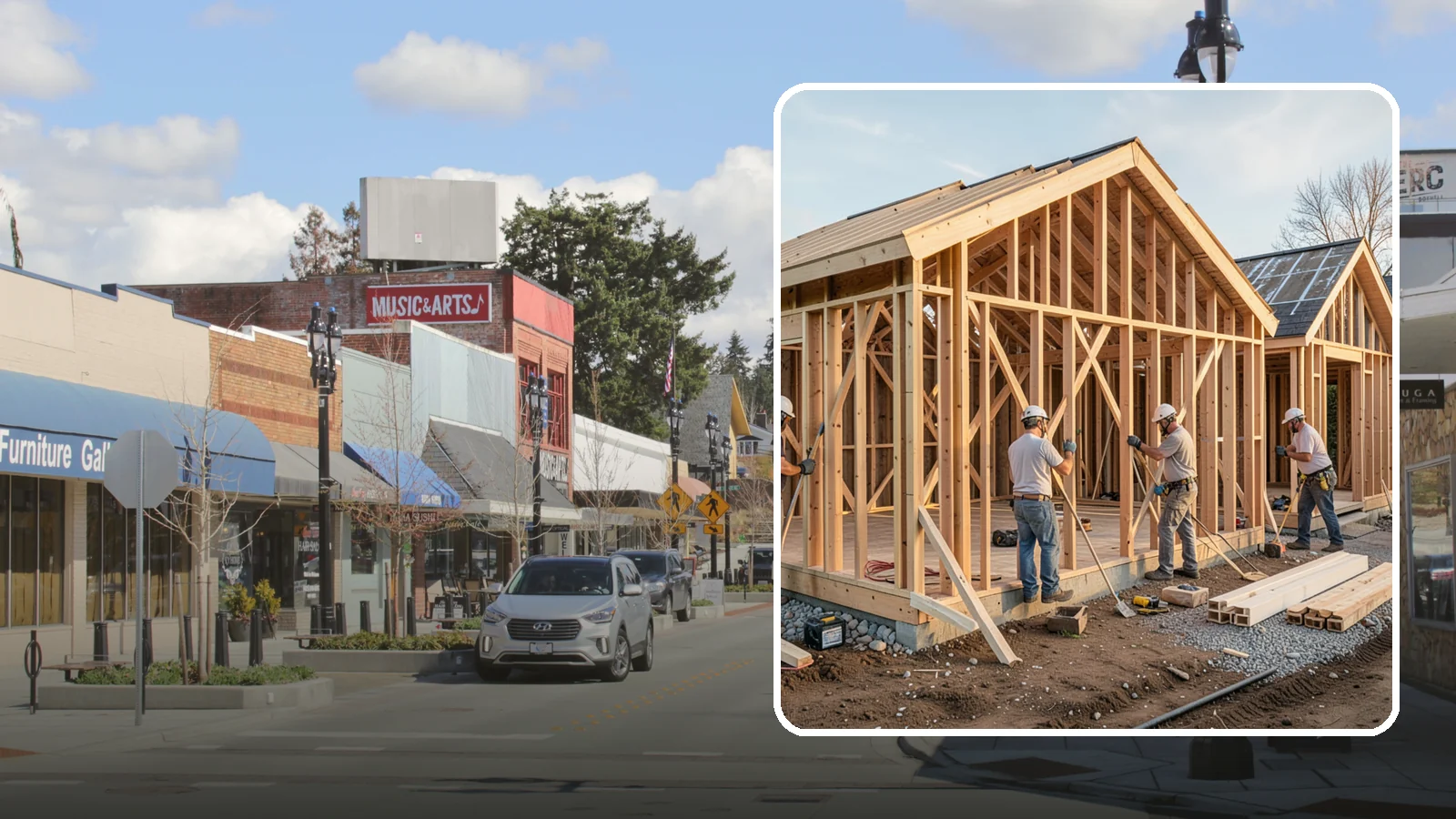 Wall Construction in Bothell, King County, WA - Framing and finishing new interior walls to add rooms, privacy, or defined spaces.