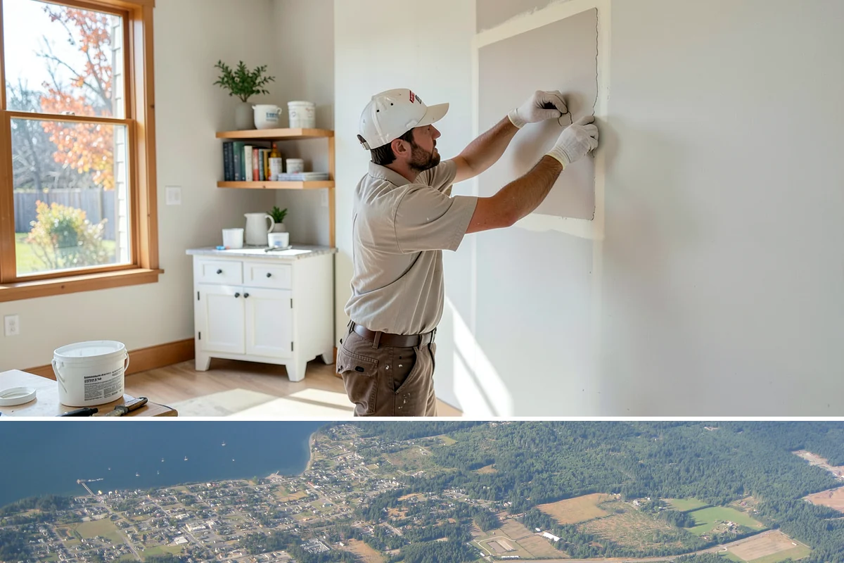 Wall Construction in Coupeville, Island County, WA - Building interior walls is indoor work that fits any season without weather constraints.