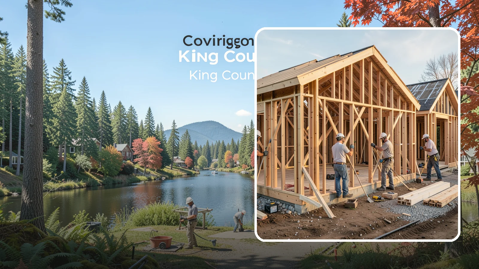 Wall Construction in Covington, King County, WA - Framing and finishing new interior walls to add rooms, privacy, or defined spaces.