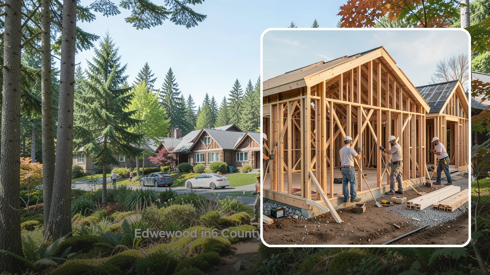 Wall Construction in Edgewood, Pierce County, WA - Framing and finishing new interior walls to add rooms, privacy, or defined spaces.
