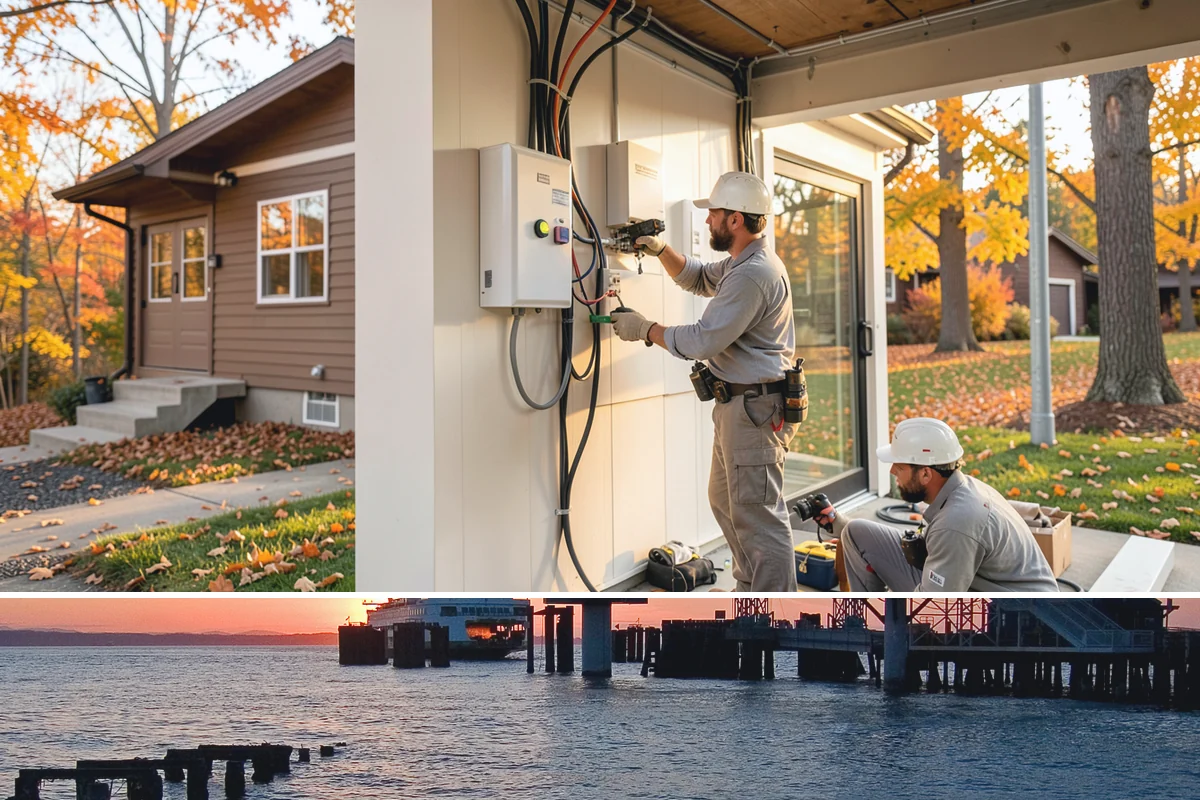 Wall Construction in Edmonds, Snohomish County, WA - Building interior walls is indoor work that fits any season without weather constraints.