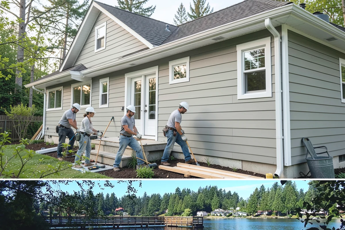 Wall Construction in Federal Way, King County, WA - Building interior walls is indoor work that fits any season without weather constraints.
