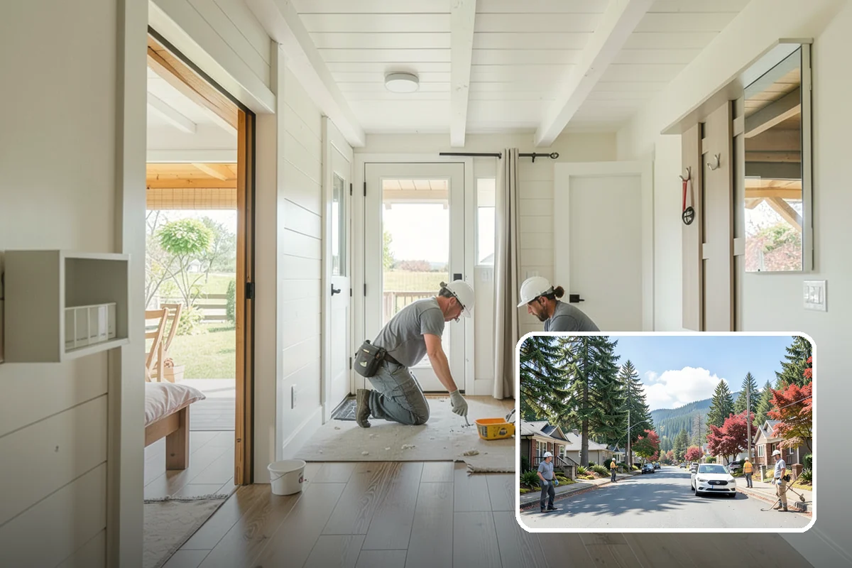 Wall Construction in Hunts Point, King County, WA - Adds privacy and defined rooms