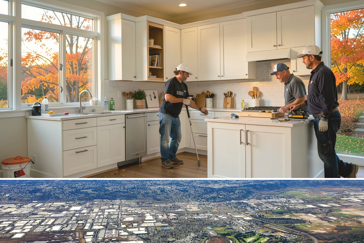 Wall Construction in Kent, King County, WA - Building interior walls is indoor work that fits any season without weather constraints.