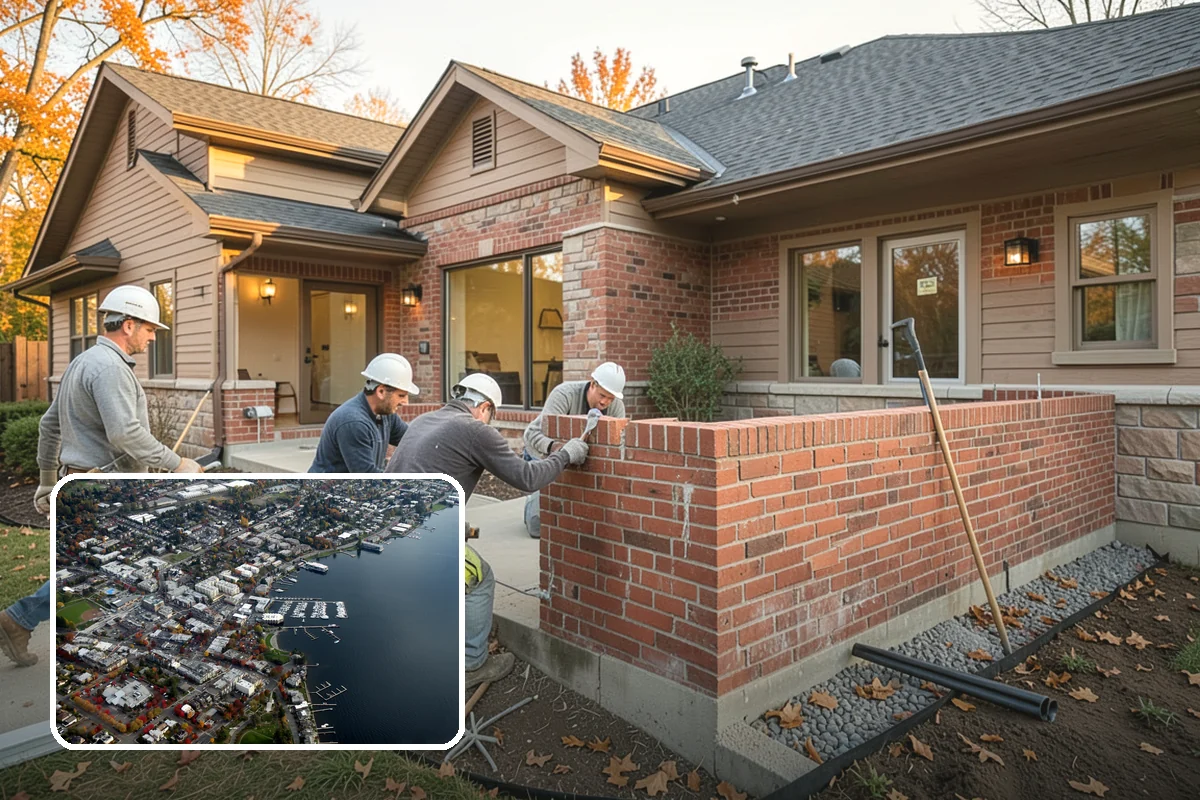 Wall Construction in Kirkland, King County, WA - Adds privacy and defined rooms
