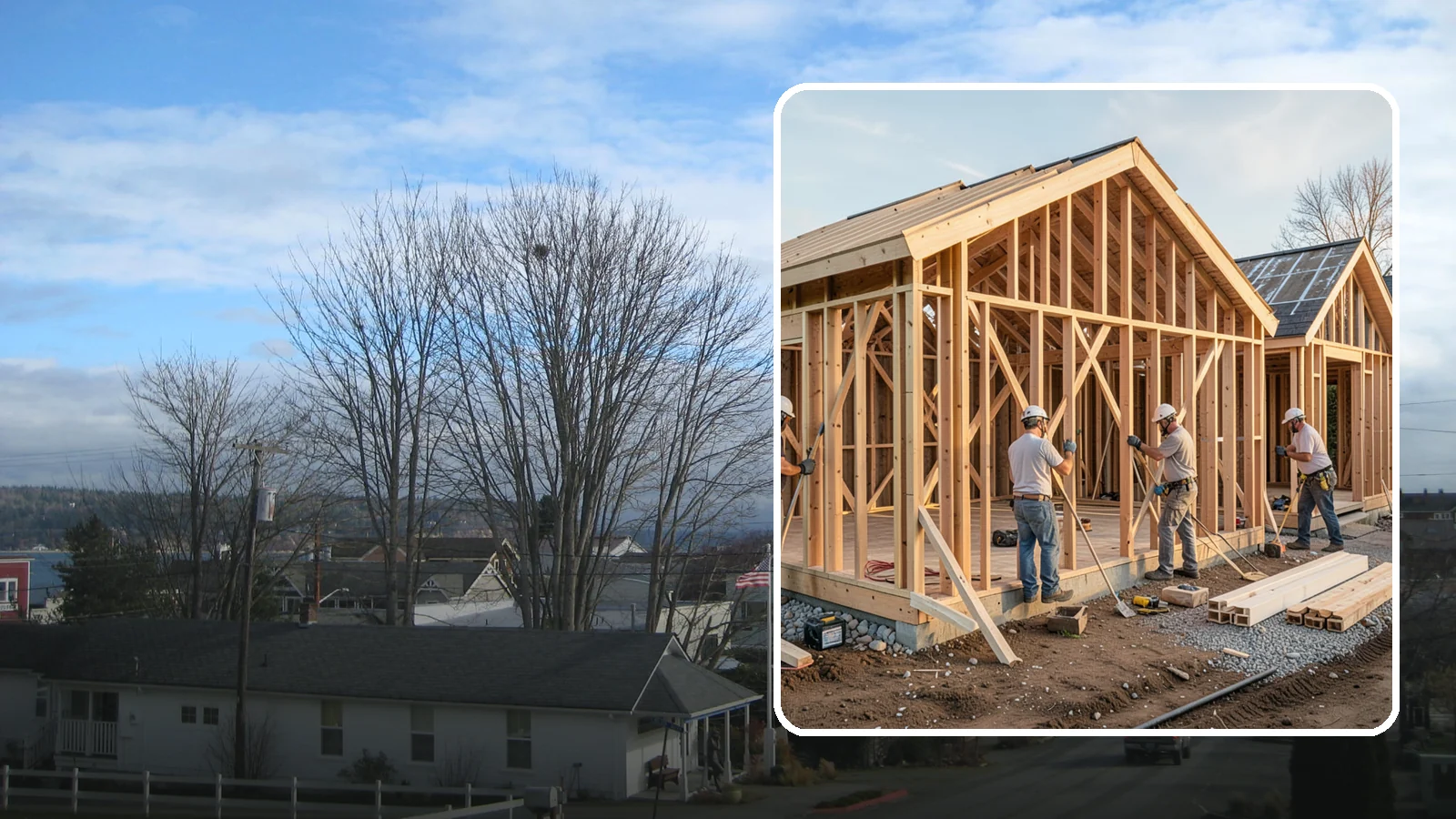 Wall Construction in Langley, Island County, WA - Framing and finishing new interior walls to add rooms, privacy, or defined spaces.