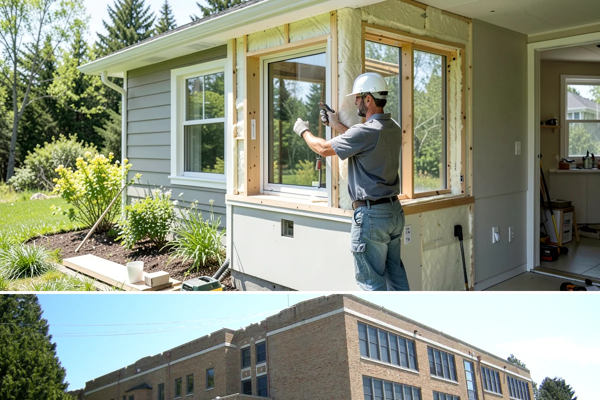 Wall Construction in Maple Valley, King County, WA - Building interior walls is indoor work that fits any season without weather constraints.
