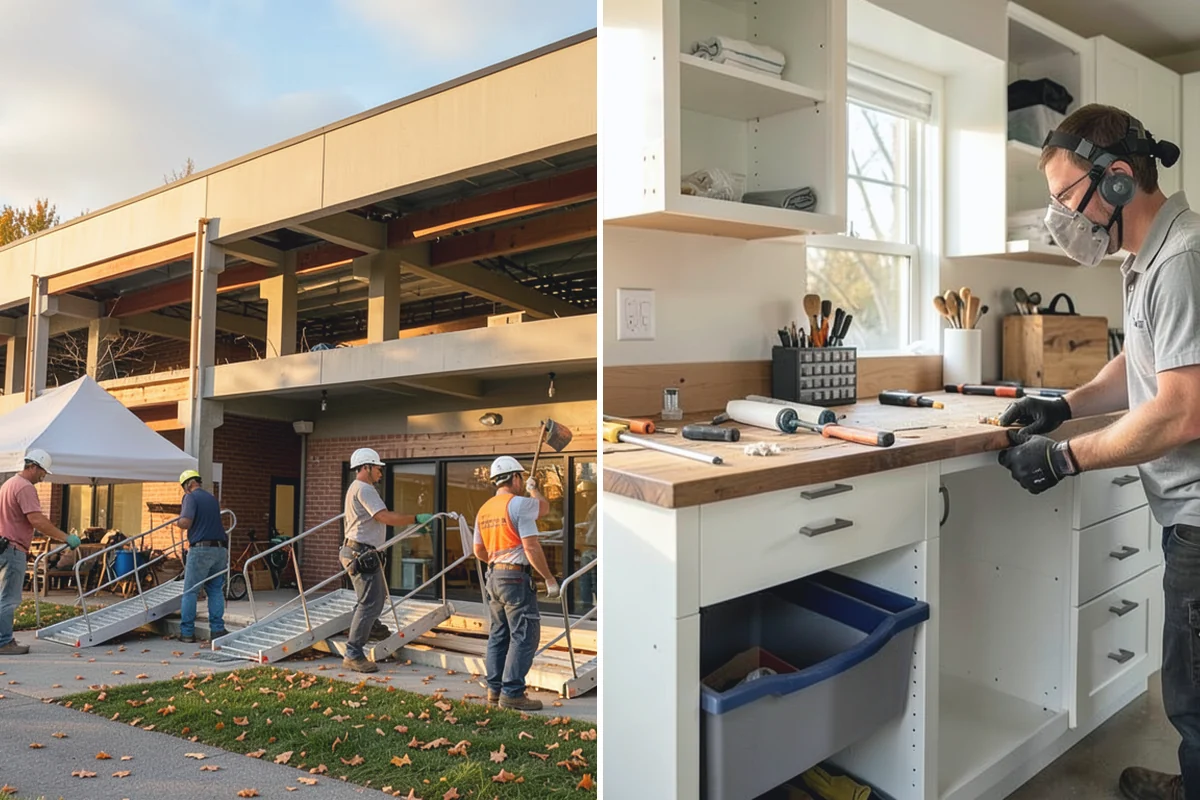 Wall Construction in Marysville, Snohomish County, WA - Lay out and frame the new wall