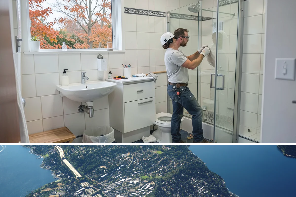 Wall Construction in Mercer Island, King County, WA - Building interior walls is indoor work that fits any season without weather constraints.