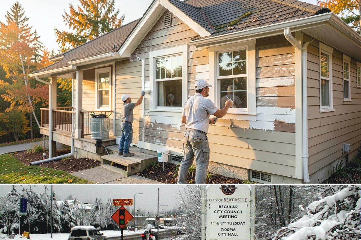 Wall Construction in Newcastle, King County, WA - Building interior walls is indoor work that fits any season without weather constraints.