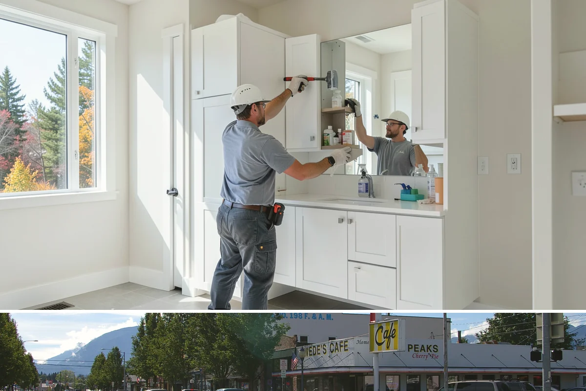Wall Construction in North Bend, King County, WA - Building interior walls is indoor work that fits any season without weather constraints.