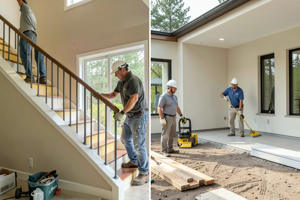 Wall Construction in Pacific, King County, WA - Lay out and frame the new wall