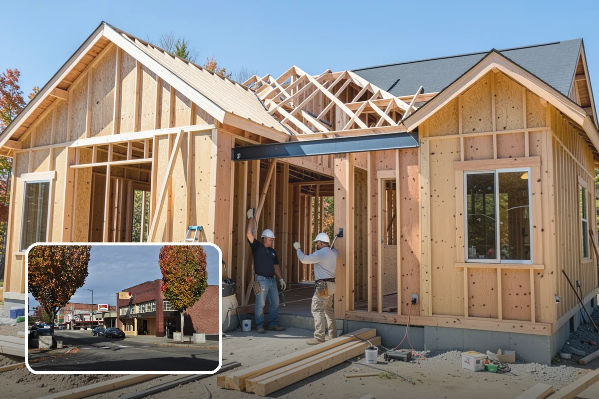 Wall Construction in Puyallup, Pierce County, WA - Adds privacy and defined rooms