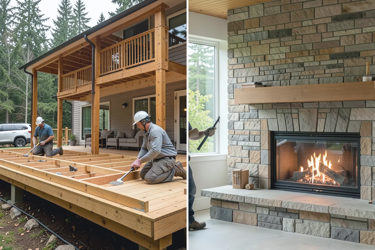 Wall Construction in Renton, King County, WA - Lay out and frame the new wall