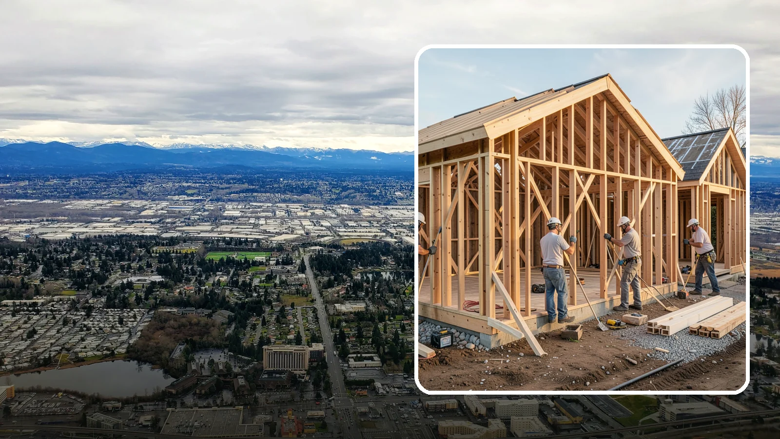 Wall Construction in SeaTac, King County, WA - Framing and finishing new interior walls to add rooms, privacy, or defined spaces.