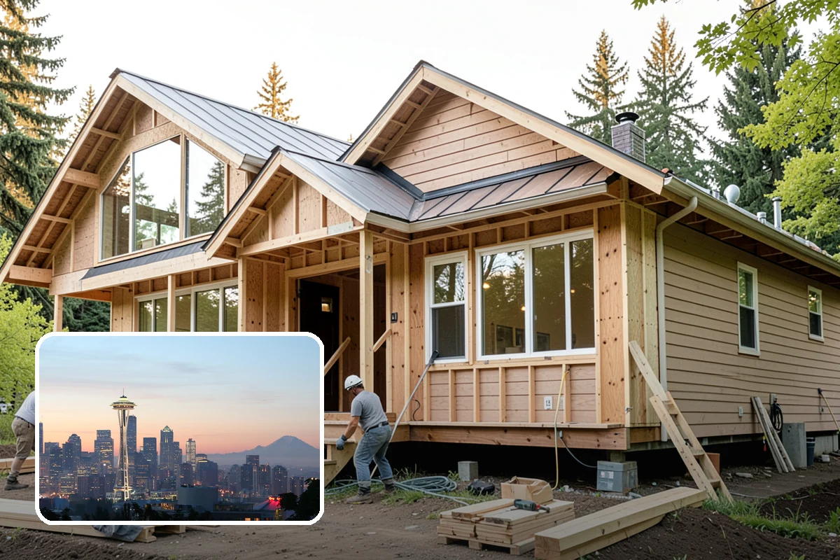 Wall Construction in Seattle, King County, WA - Adds privacy and defined rooms