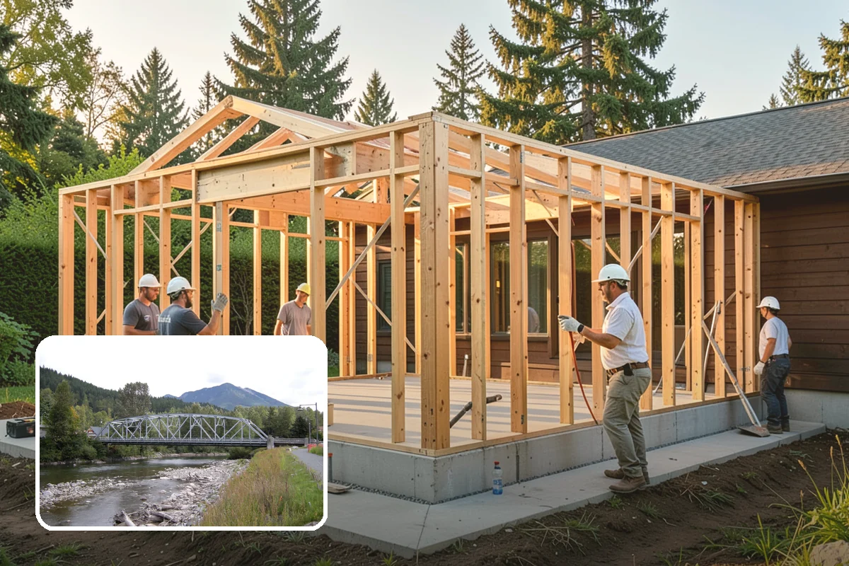 Wall Construction in Skykomish, King County, WA - Adds privacy and defined rooms