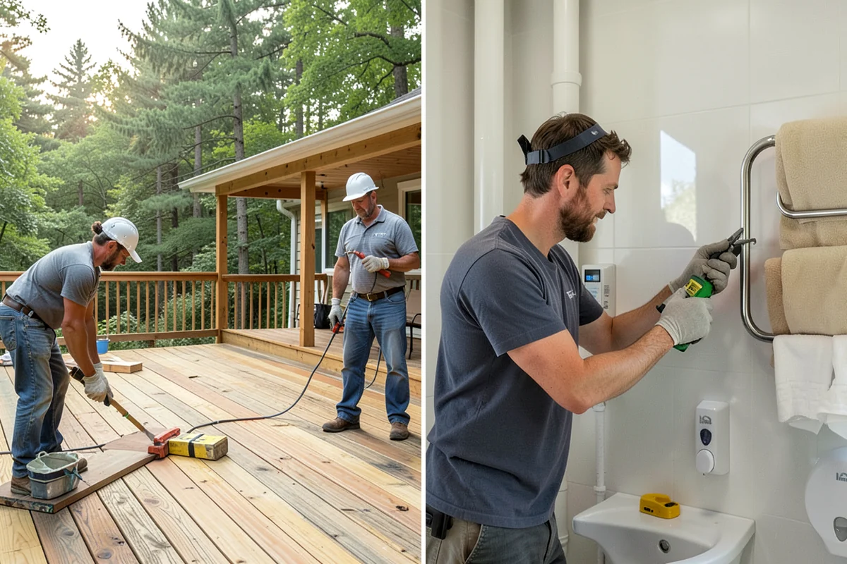 Wall Construction in Snoqualmie, King County, WA - Lay out and frame the new wall