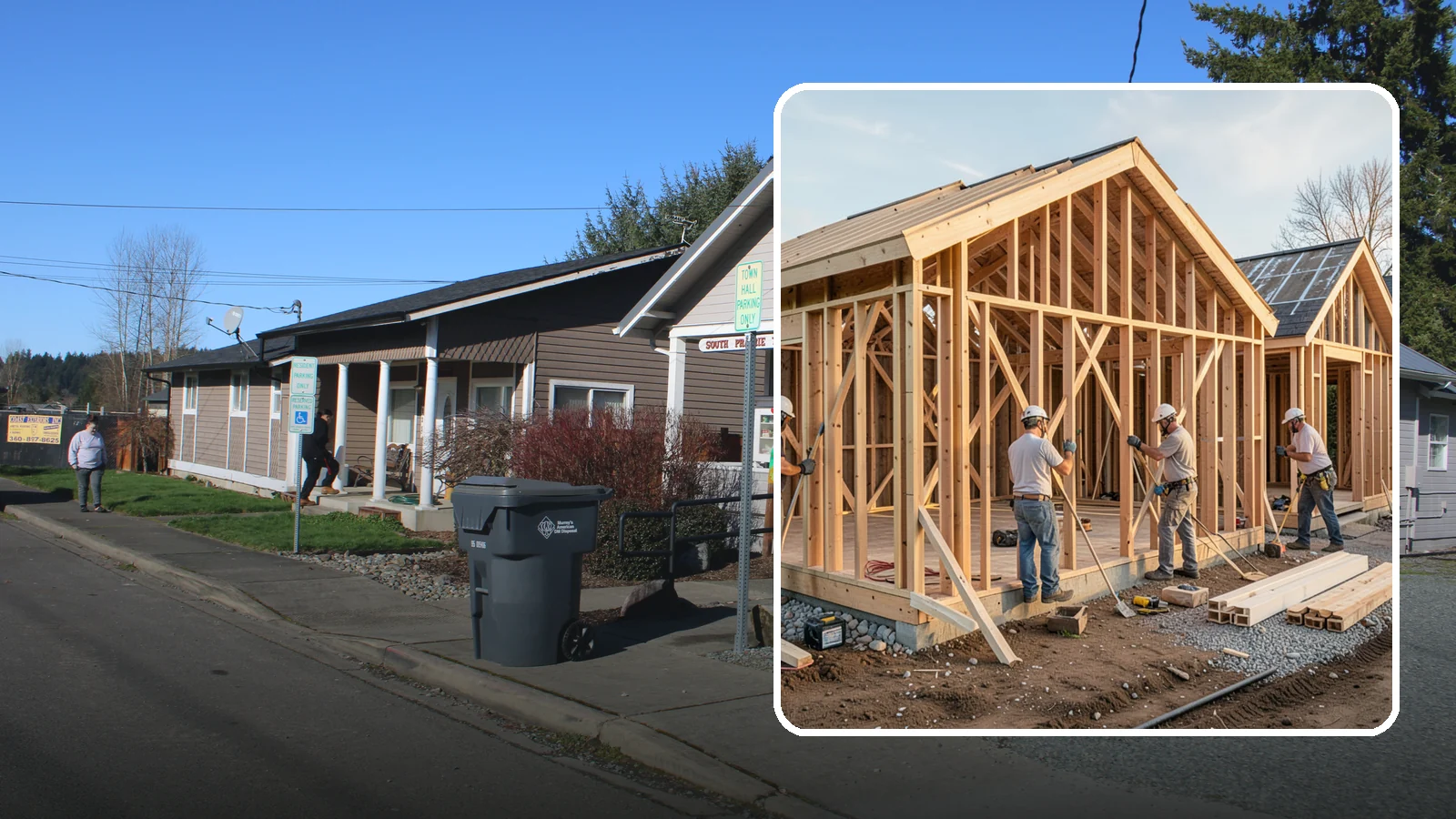 Wall Construction in South Prairie, Pierce County, WA - Framing and finishing new interior walls to add rooms, privacy, or defined spaces.