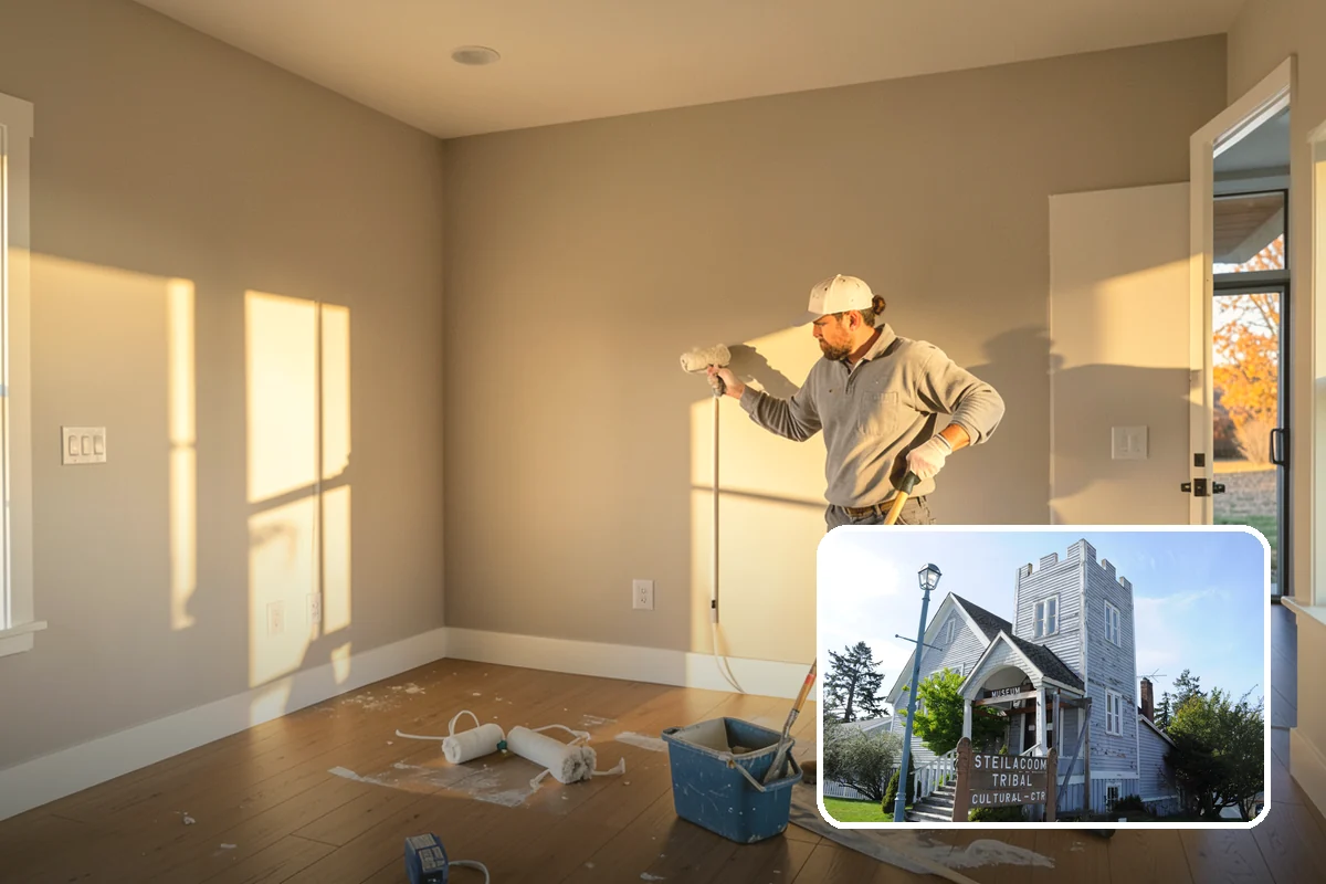Wall Construction in Steilacoom, Pierce County, WA - Adds privacy and defined rooms