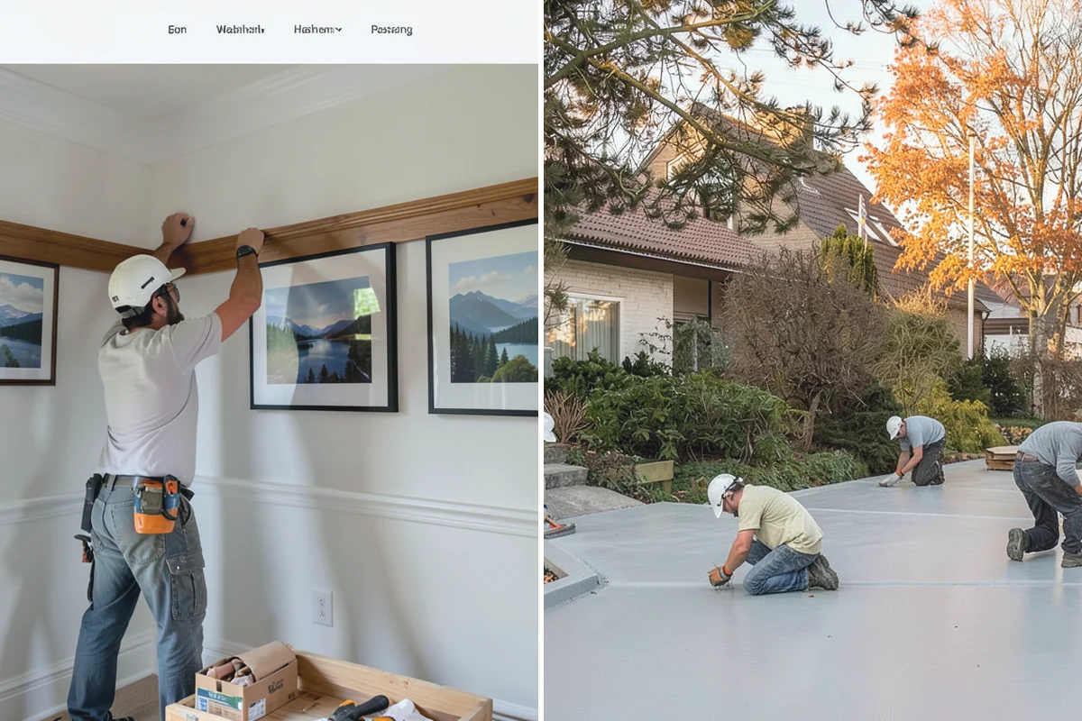 Wall Construction in Woodinville, King County, WA - Lay out and frame the new wall