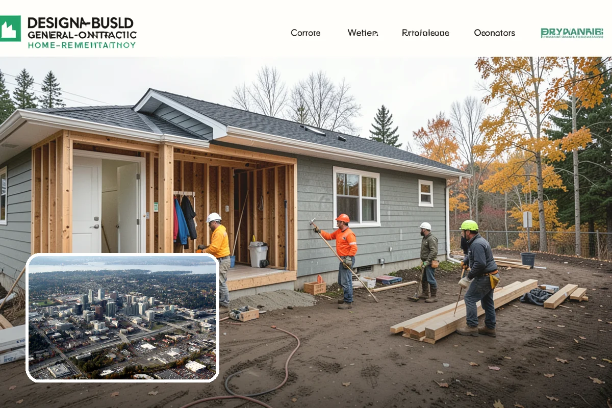 Wall Framing in Bellevue, King County, WA - Straight, plumb walls that make drywall and trim go on cleanly