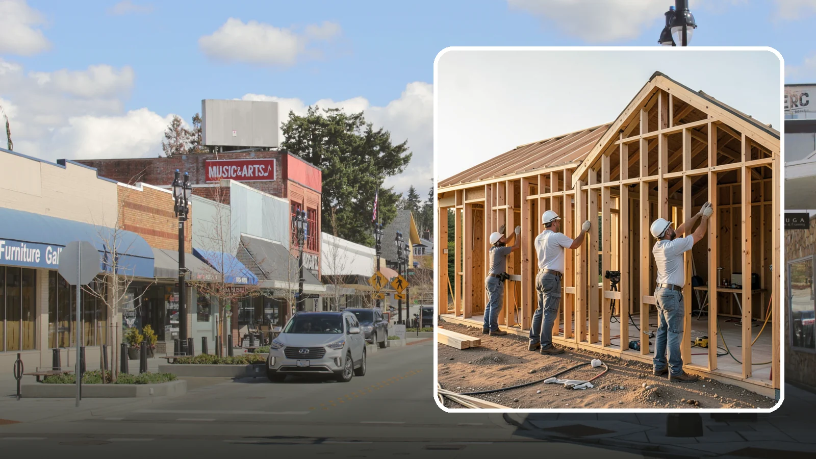 Wall Framing in Bothell, King County, WA - We build straight, plumb, code-compliant wall systems that give your Western Washington home its shape and load path.