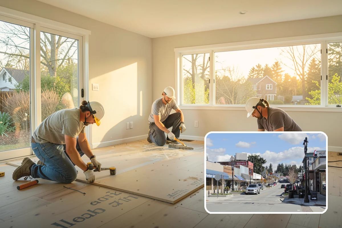 Wall Framing in Bothell, King County, WA - Straight, plumb walls that make drywall and trim go on cleanly